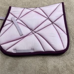 Exselle Limited RARE COLOR dressage saddle pad pink and purple full size